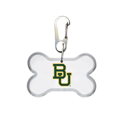 FAN-A-PEEL Baylor Personal Illumination Device - Wearable High-Visibility LED Motion Sensor Light with Carabiner, Bone - Officially Licensed