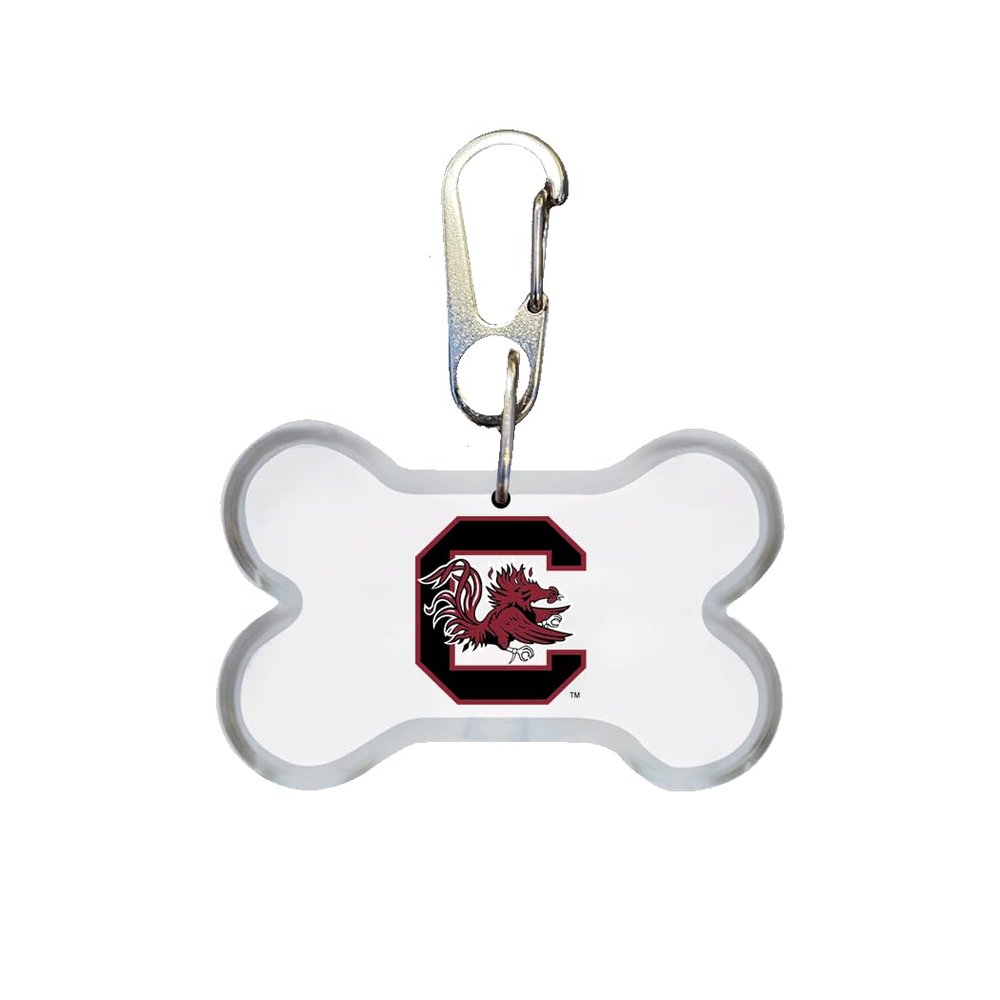 FAN-A-PEEL South Carolina Personal Illumination Device - Wearable High-Visibility LED Multi-Color Light with Carabiner, Bone - Officially Licensed