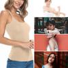 ACTIVE UNIFORMS Women's Soft and Breathable Cotton Stretch Camisole with Adjustable Strap Tank Top (Sand, X-Large) view 4