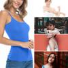 ACTIVE UNIFORMS Women's Soft and Breathable Cotton Stretch Camisole with Adjustable Strap Tank Top (True Royal Blue, X-Large) view 4