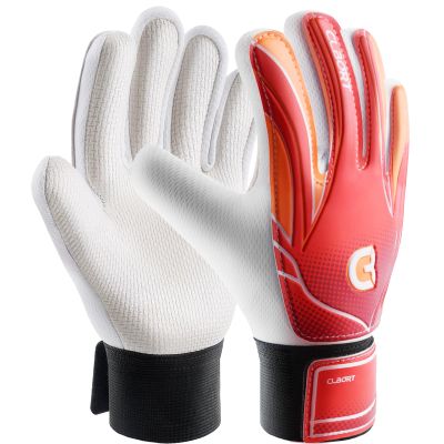 Clbort Soccer Goalie Gloves Youth Kids, Goalkeeper Gloves with Super Grip Palms, Anti-Slip Soccer Gloves, Double Wrist Protection