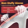 Clbort Soccer Goalie Gloves Youth Kids, Goalkeeper Gloves with Super Grip Palms, Anti-Slip Soccer Gloves, Double Wrist Protection view 4