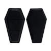 Black Velvet Coffin Box Jewelry Display Holder Pendant Necklace Gift Box Organizer Wedding Storage Box coffin box for wedding ceremony proposal holder for jewelry box for view 1