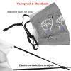 American Sign Language Mask Protect Respiratory System Breathe with Peace of Mind Black view 3