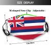 Hawaiian Flag Mask Protect Respiratory System Breathe with Peace of Mind Black view 2