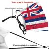 Hawaiian Flag Mask Protect Respiratory System Breathe with Peace of Mind Black view 3