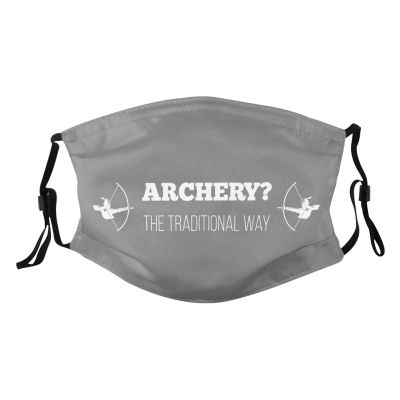 Archery The Traditional Way Mask Protect Respiratory System Breathe with Peace of Mind Black