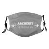 Archery The Traditional Way Mask Protect Respiratory System Breathe with Peace of Mind Black view 1