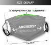 Archery The Traditional Way Mask Protect Respiratory System Breathe with Peace of Mind Black view 2