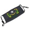 America USA Nevada State Flag Mask Protect Respiratory System Breathe with Peace of Mind Black view 4