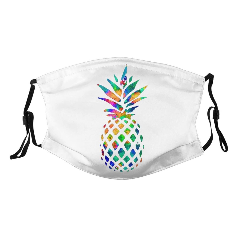 Pineapple Colorful Mask Protect Respiratory System Breathe with Peace of Mind