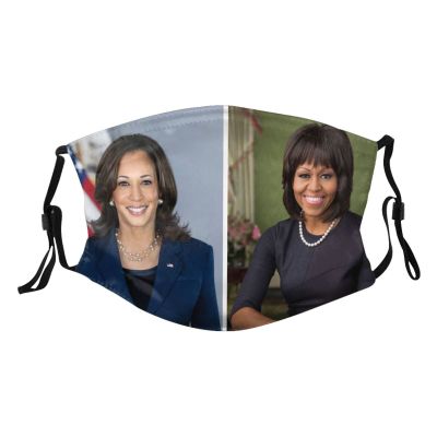 Kamala Harris and Michelle Obama for America Mask Protect Respiratory System Breathe with Peace of Mind Black
