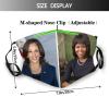 Kamala Harris and Michelle Obama for America Mask Protect Respiratory System Breathe with Peace of Mind Black view 2