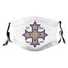 Coptic Cross Mask Protect Respiratory System Breathe with Peace of Mind Black view 1