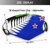 Flag of New Zealand Mask Protect Respiratory System Breathe with Peace of Mind Black view 2