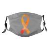 I Wear Orange for Ms Awareness Mask Protect Respiratory System Breathe with Peace of Mind view 1