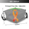 I Wear Orange for Ms Awareness Mask Protect Respiratory System Breathe with Peace of Mind view 2