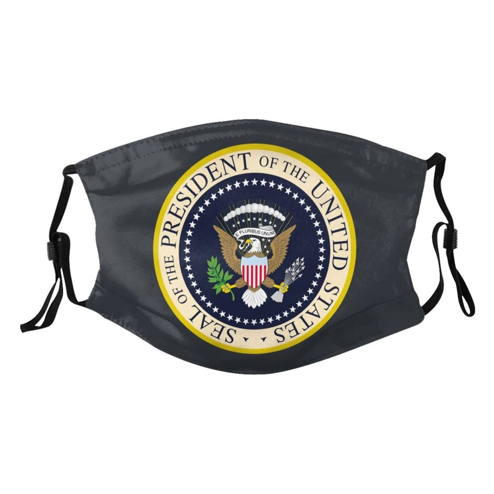 Presidential Seal United States Mask Protect Respiratory System Breathe with Peace of Mind Black