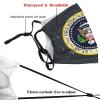 Presidential Seal United States Mask Protect Respiratory System Breathe with Peace of Mind Black view 3