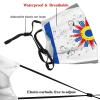 Chaldean People Flag Mask Protect Respiratory System Breathe with Peace of Mind Black view 3