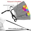 Autism Awareness Mask Protect Respiratory System Breathe with Peace of Mind Black view 3