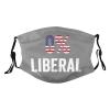 0% Liberal Mask Protect Respiratory System Breathe with Peace of Mind Black view 1