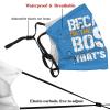 Because I'm The Boss That's Why Mask Protect Respiratory System Breathe with Peace of Mind Black view 3