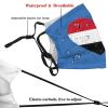 Yemen Flag Mask Protect Respiratory System Breathe with Peace of Mind Black view 3