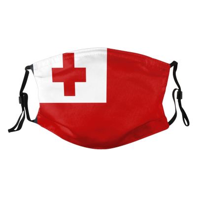 Flag of Tonga Mask Protect Respiratory System Breathe with Peace of Mind Black