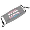 She Her Trans Pride Mask Protect Respiratory System Breathe with Peace of Mind Black view 4