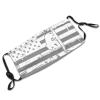American Flag Lineman Mask Protect Respiratory System Breathe with Peace of Mind Black view 4