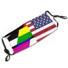 Pride US Straight Allies for Equality Mask Protect Respiratory System Breathe with Peace of Mind Black view 4