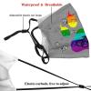 Gay Furry Pride Mask Protect Respiratory System Breathe with Peace of Mind Black view 3