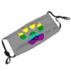 Gay Furry Pride Mask Protect Respiratory System Breathe with Peace of Mind Black view 4