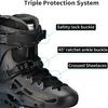 Micro delta MT Plus - for Adult Urban Beginner, Fitness Skating, Skates for City, Freeride (Cherry Wine, EU 38 / USM 6 / USL 6.5 / 245mm) view 4