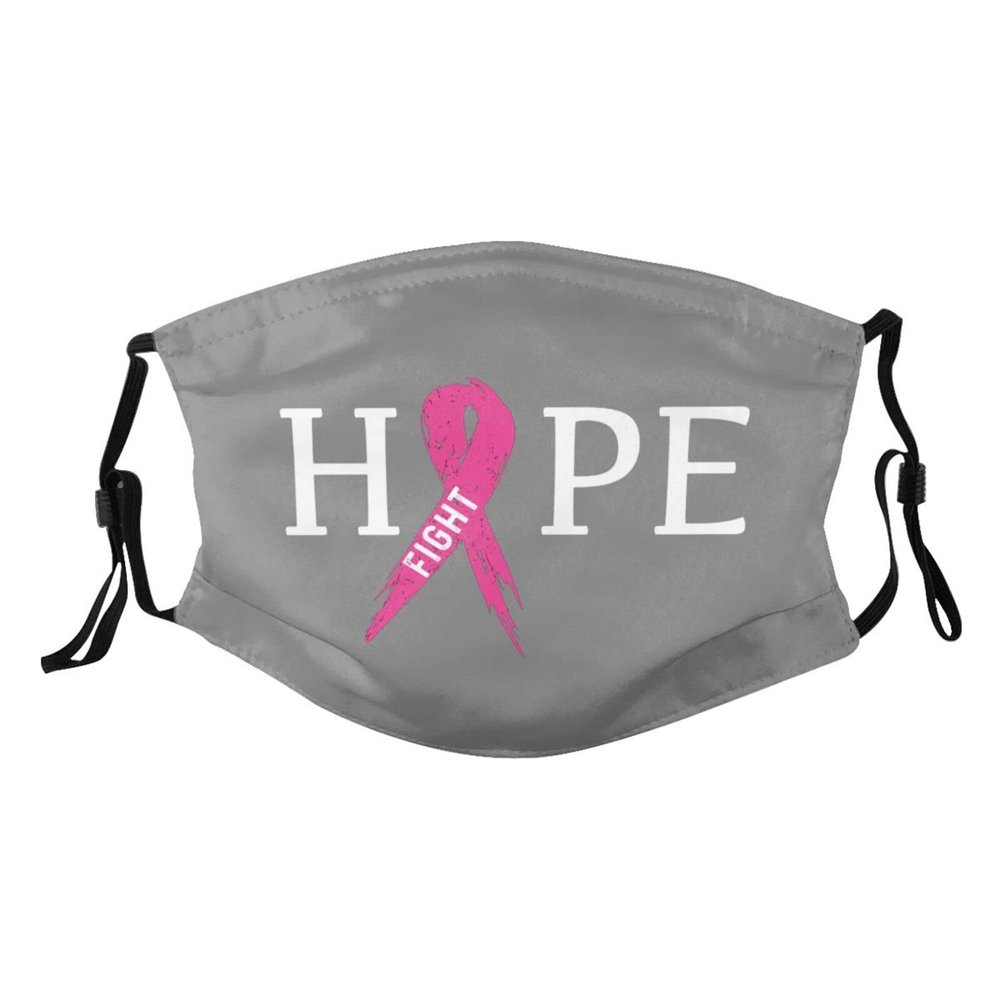 Breast Cancer Awareness Pink Ribbon Mask Protect Respiratory System Breathe with Peace of Mind