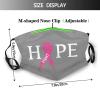 Breast Cancer Awareness Pink Ribbon Mask Protect Respiratory System Breathe with Peace of Mind view 2