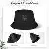 Astronomys Telescopes Bucket Hat for Women Men Black Summer Travel Hats Sun Beach Fishing Cap view 3