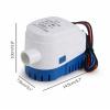 Bomba de agua de diafragma autocebante 3X Automatic Submersible Boat Bilge Water Pump 12V Auto with Float Switch Outlet view 2