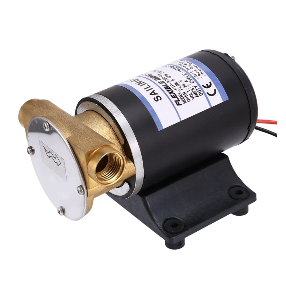 Bomba de agua de diafragma autocebante Automatic Yacht Bilge Deck Cleaning Engine Cooling Self-Priming Water Pump Impeller Filter Accessories