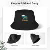 Skydiving Jump Bucket Hat for Women Men Black Summer Travel Hats Sun Beach Fishing Cap view 3