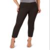 Adrianna Papell Diffusion Women's Solid Bi-Stretch Pull-On Pant, Black, 20 view 1