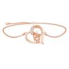 YAFEINI Highland Cow Bracelet 925 Sterling Silver Cow Heart Bracelet Jewelry Gifts for Women view 1
