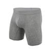 Maiyifu-GJ Men's Solid Colour Cool Underwear Moisture-Wicking Stretch Boxer Briefs Cotton Sports Trunks (Gray 1PC,Large) view 1