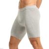 Maiyifu-GJ Men's Solid Colour Cool Underwear Moisture-Wicking Stretch Boxer Briefs Cotton Sports Trunks (Gray 1PC,Large) view 2