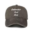 Custom Caps Custom Embroidered Baseball Cap Outdoor Caps Personalized Design Hat with Your Text for Gift,Sport for Men Women (Brown) view 1