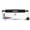 Portable,Insulated Fishing Box with Sitting Feature and Large Capacity - Conveniently Designed for Portability,Durability,Insulation,and Ample Space. (70L, Black+White) view 1