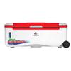 Portable,Insulated Fishing Box with Sitting Feature and Large Capacity - Conveniently Designed for Portability,Durability,Insulation,and Ample Space. (70L, Black+White) view 2
