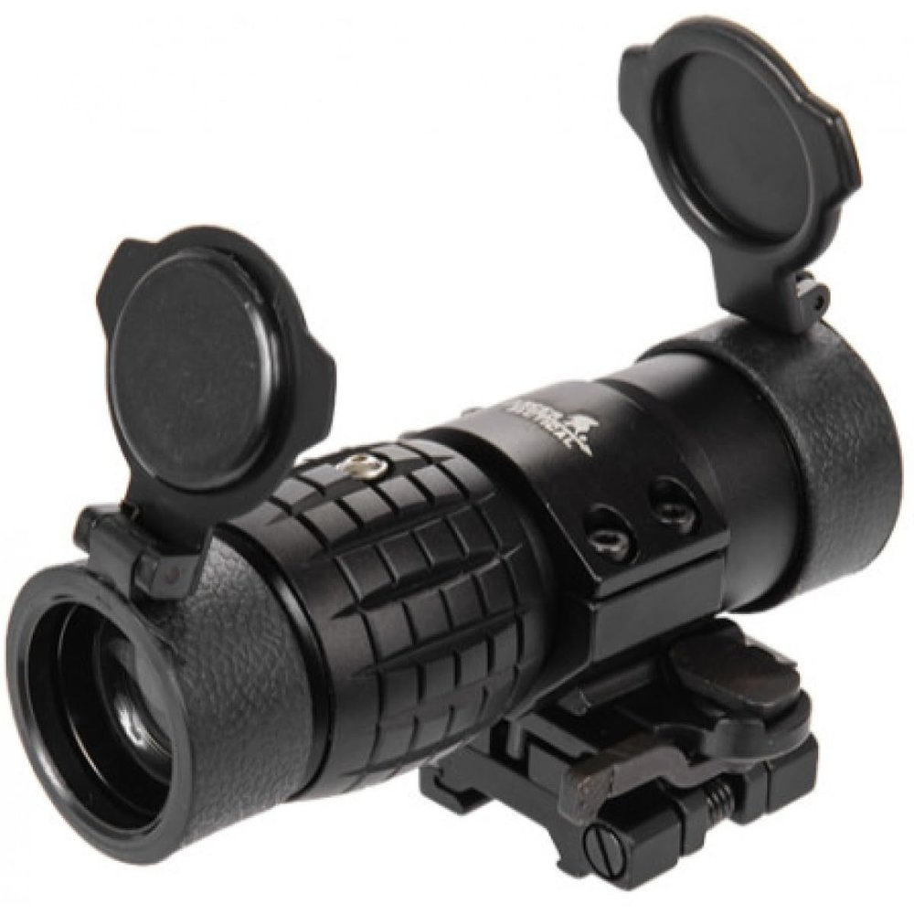 Lancer Tactical 3X Metal Magnifier Airsoft Scope w/Mount - Black