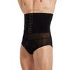 Men's Butt-Lifting Close-Fitting Shapewear Breathable Thigh-Shaping Trunks Abs-Shaping Compression Boxer Briefs (Black 1PC,Large) view 4